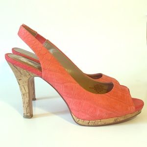 NINE & CO SLING BACK HEELS